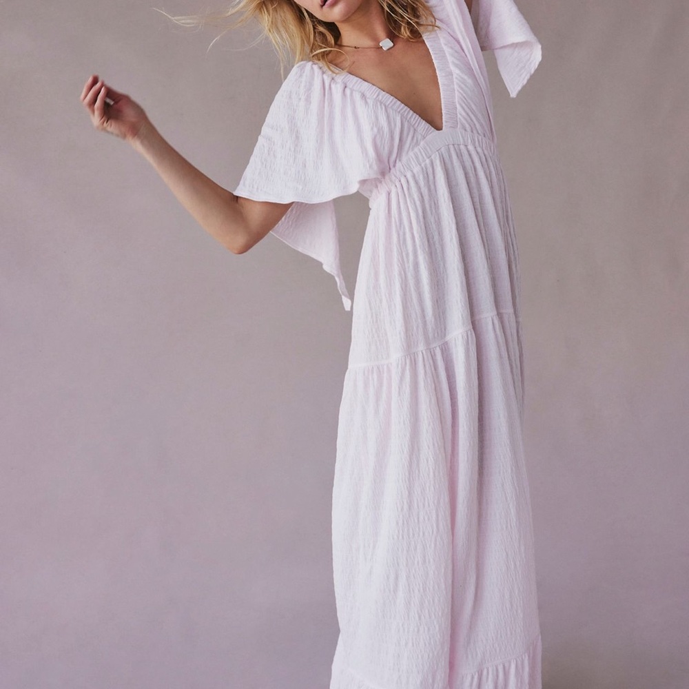 Free People La La Maxi Dress - White